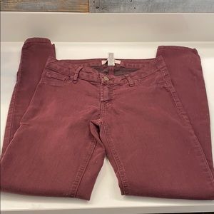 Refuge Burgundy Skinny Jeggings